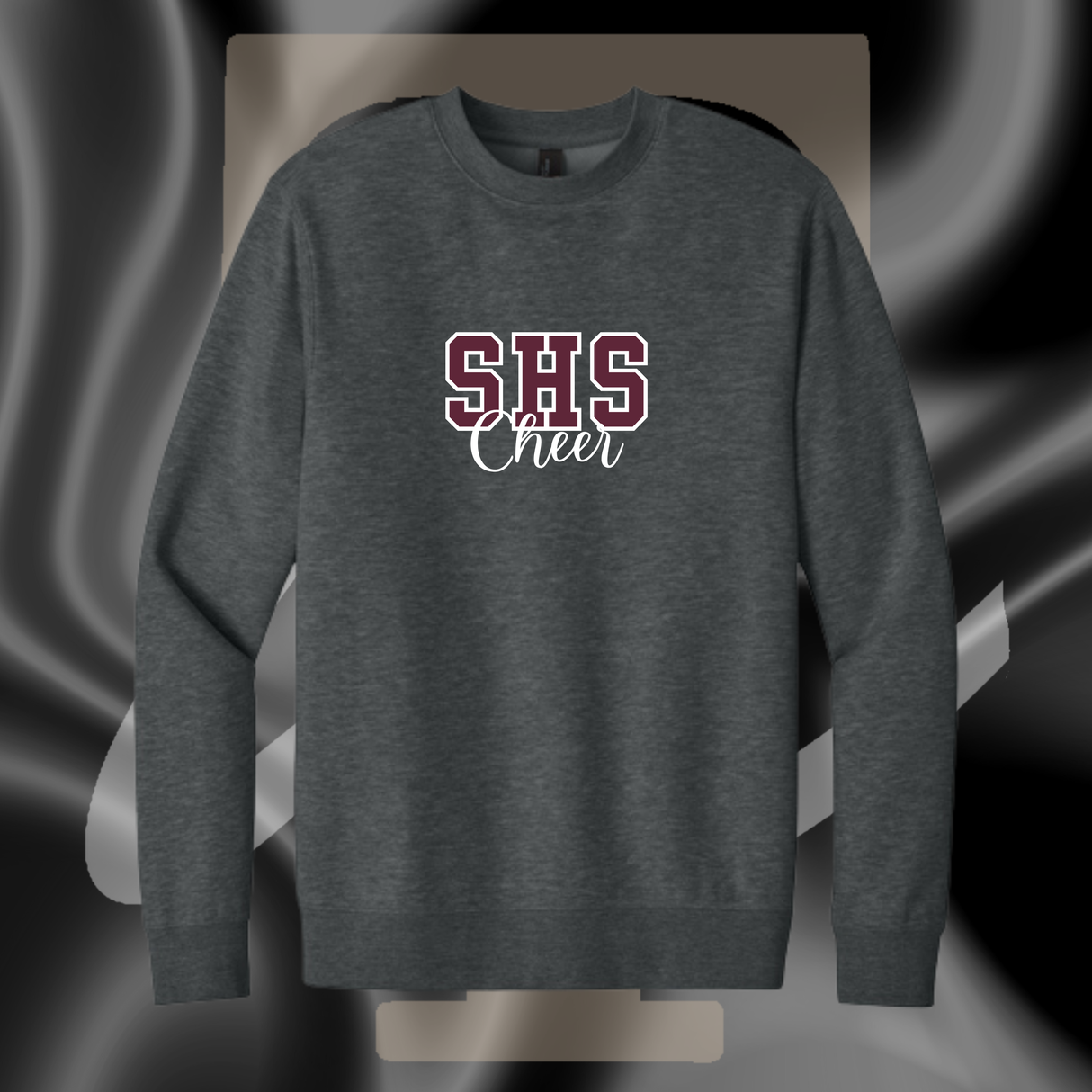 SHS Cheer Heathered Charcoal Crewneck *OPTIONAL*