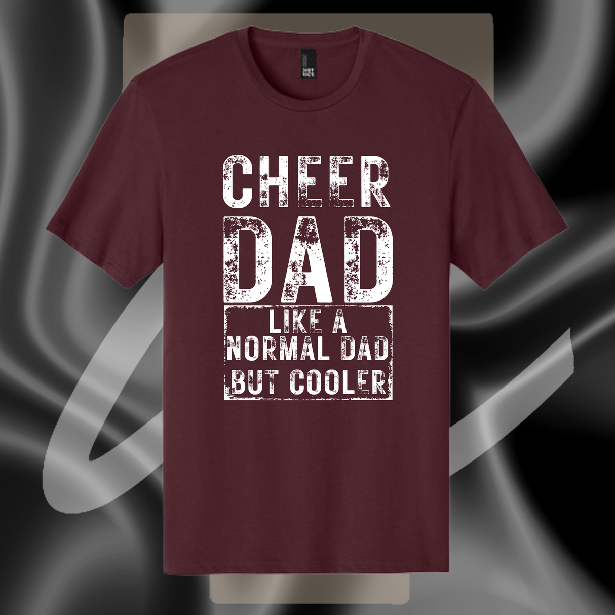Cheer Dad Maroon T-Shirt