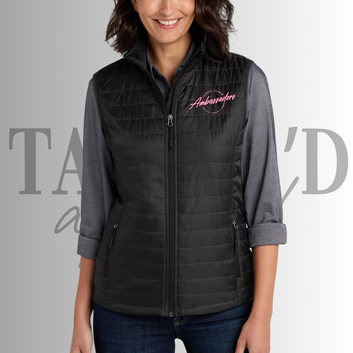 Chamber Ambassador Packable Puff Vest Black