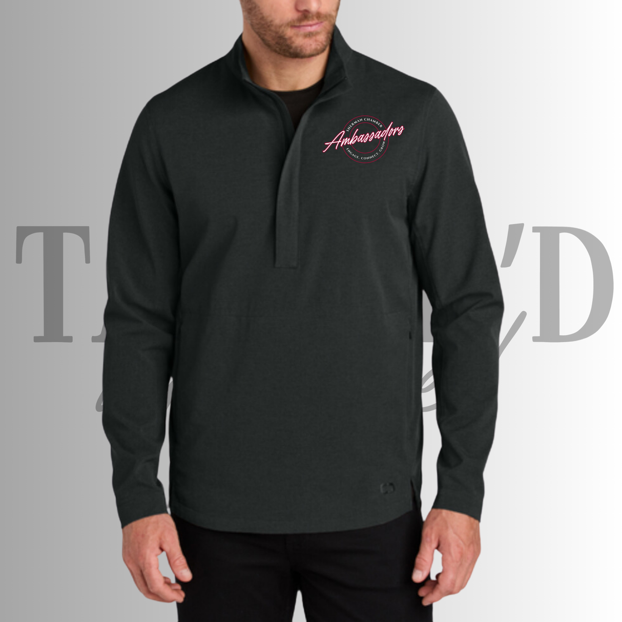 Chamber Ambassador Aspect 1/2 Zip Pullover Black