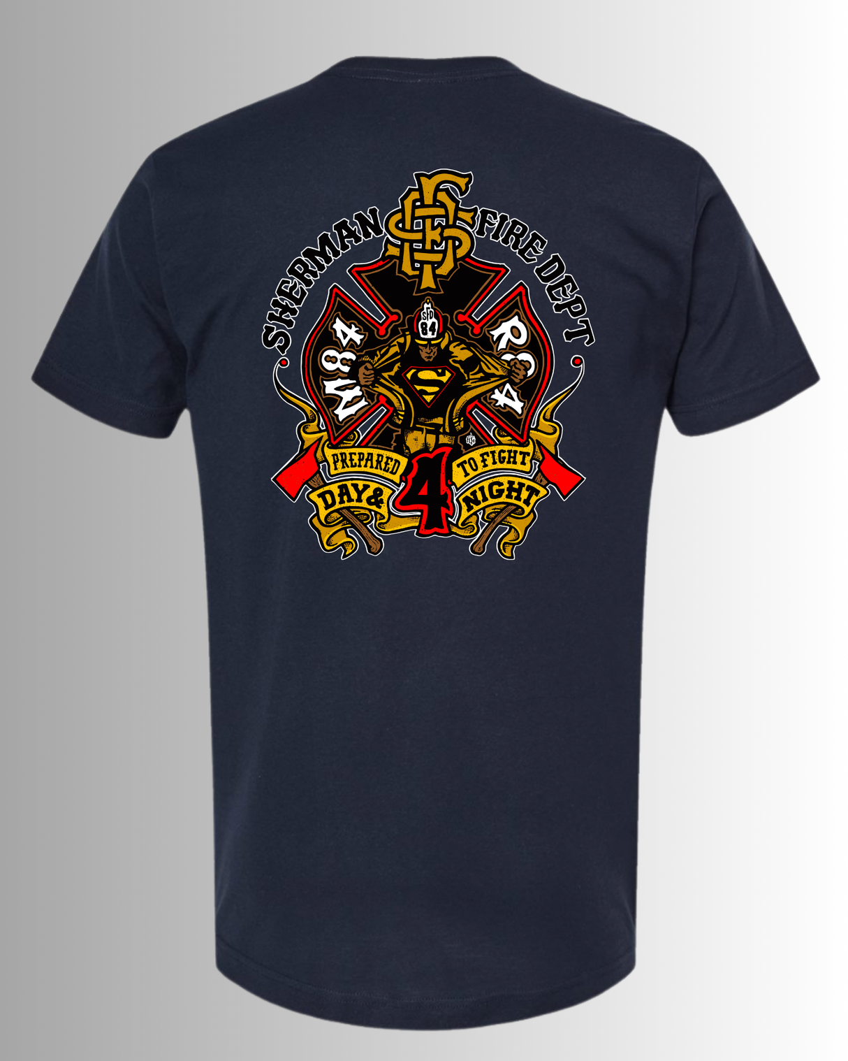 Tultex Graphic Tee Navy