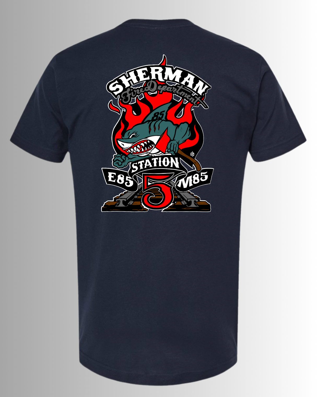 Tultex Graphic Tee Navy