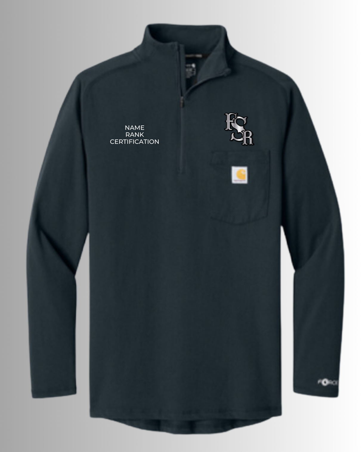 Carhartt Force 1/4-Zip Long Sleeve Navy