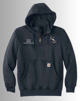 Carhartt Rain Defender Paxton Heavyweight Hooded zip Mock Sweatshirt
