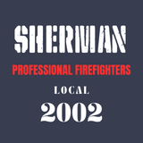White/Red Sherman Professional Firefighters Graphic Tee