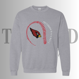 Pottsboro Baseball Laces Crewneck