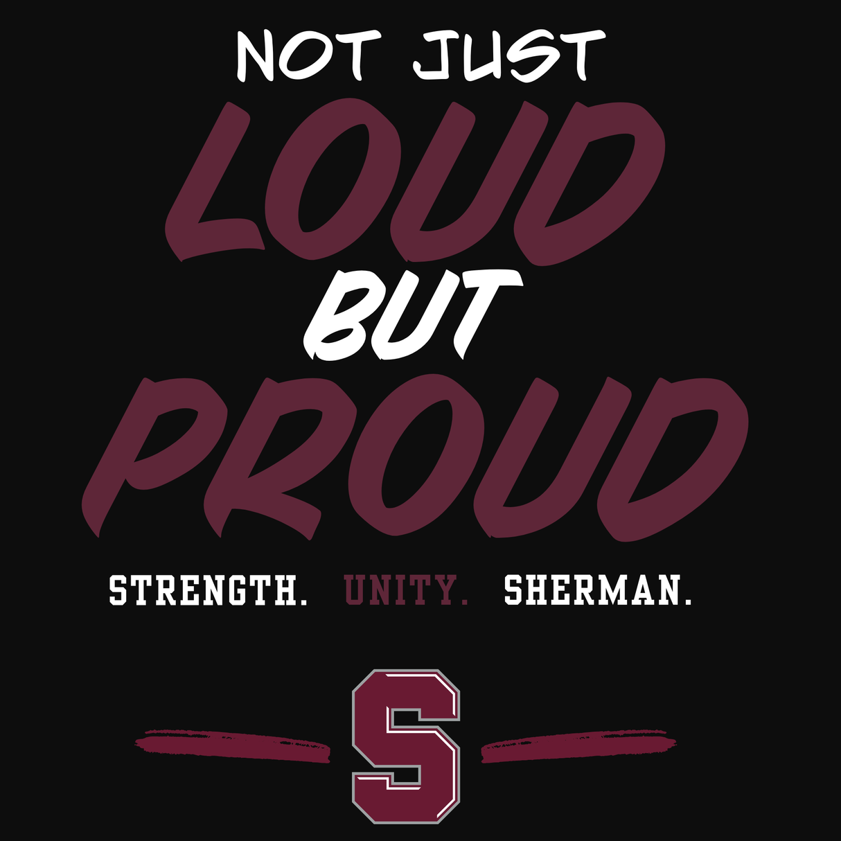 Loud & Proud Black T-Shirt *OPTIONAL*