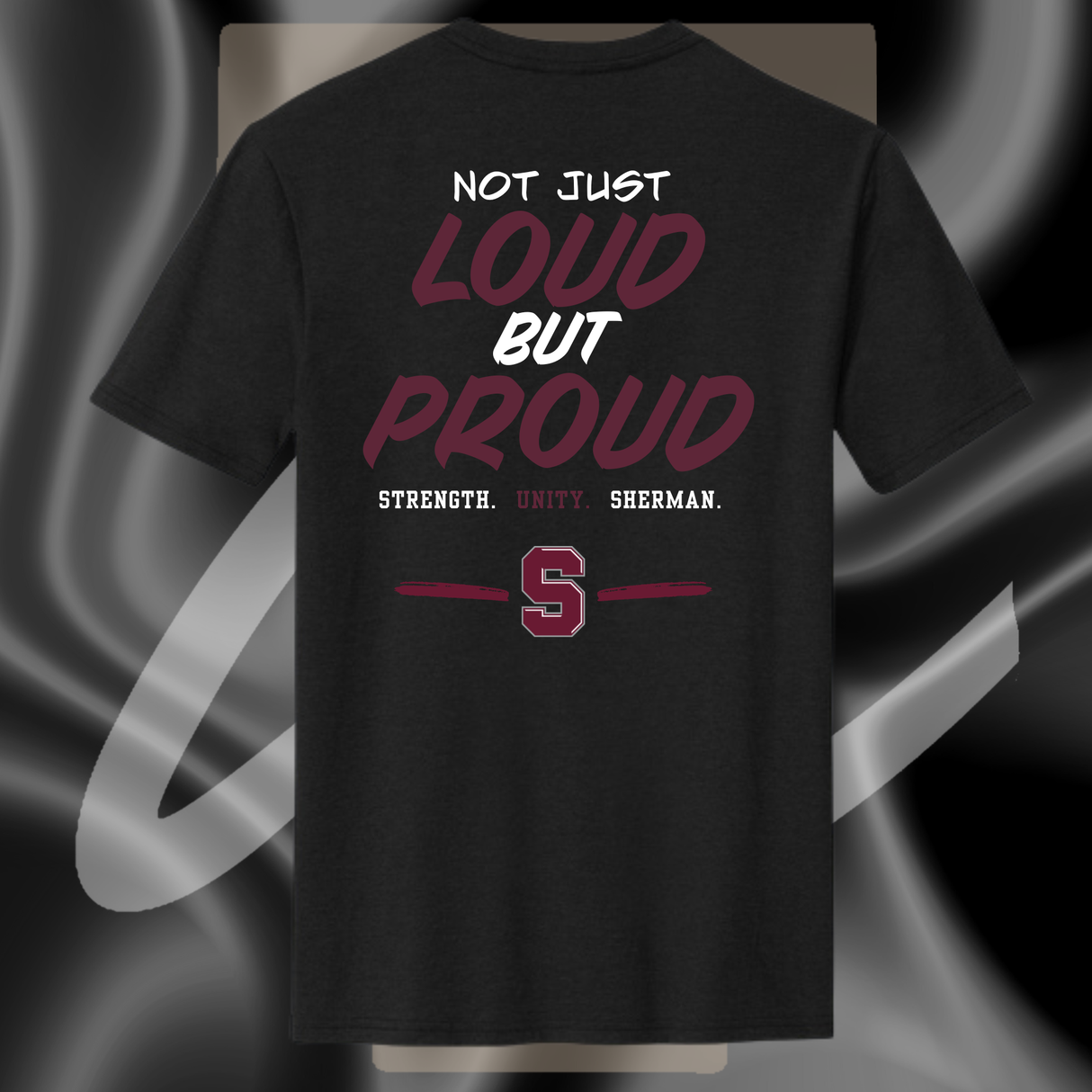 Loud & Proud Black T-Shirt *OPTIONAL*