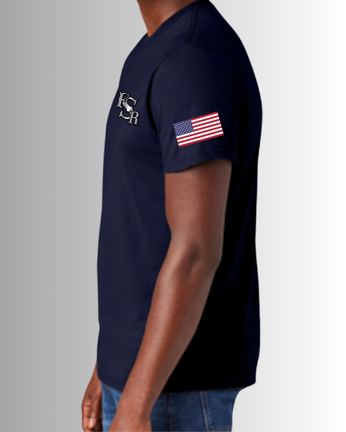 District Graphic Tee Navy
