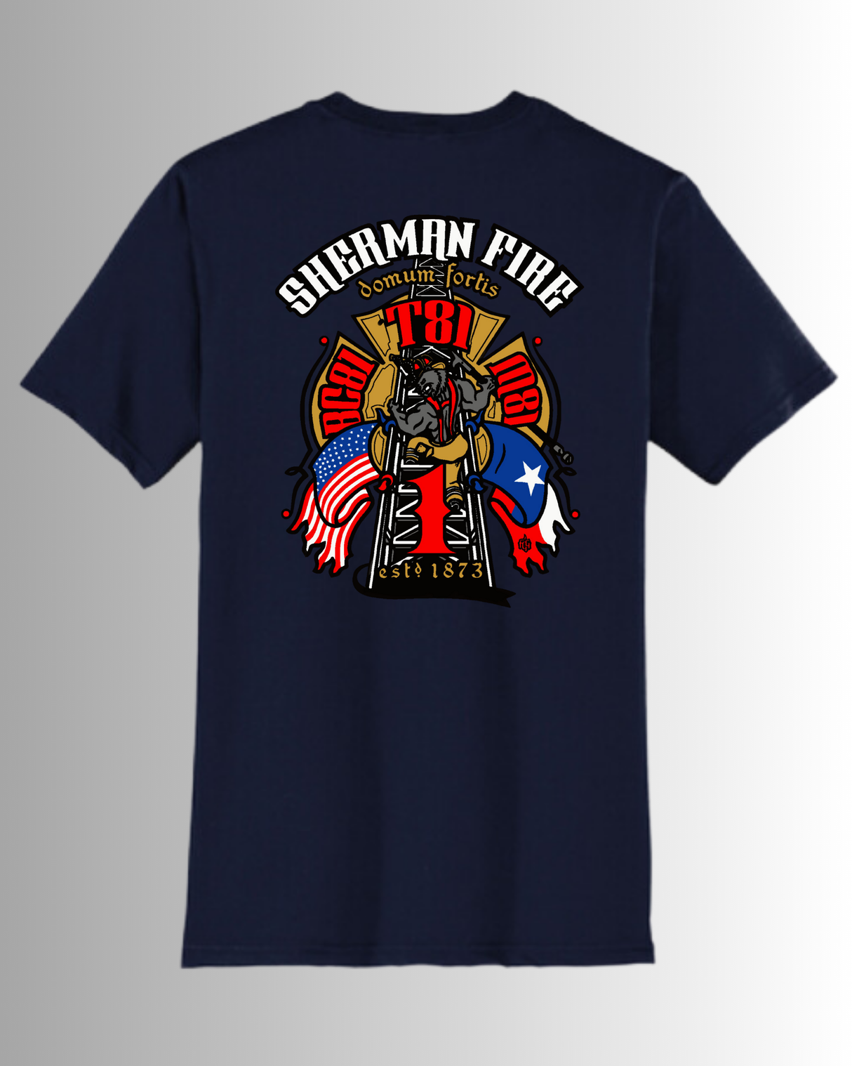 District Graphic Tee Navy