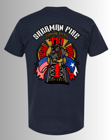 Tultex Graphic Tee Navy