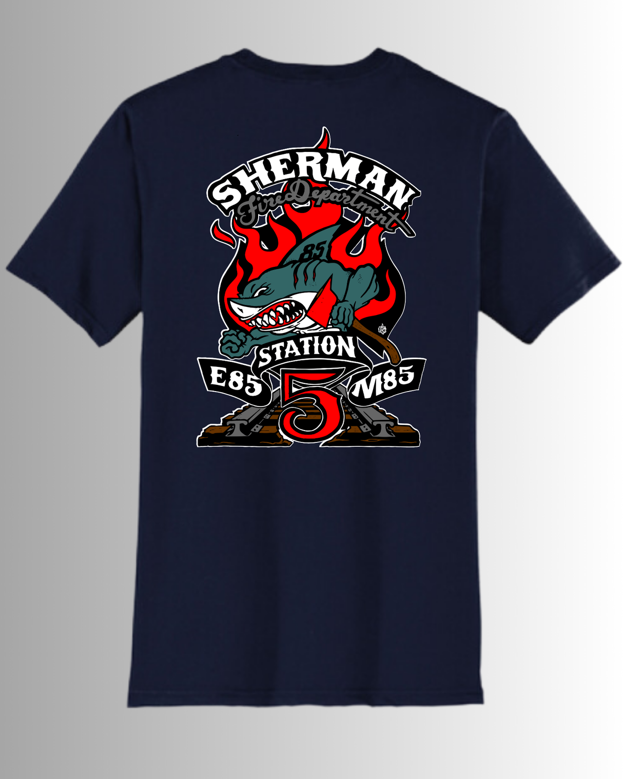 District Graphic Tee Navy