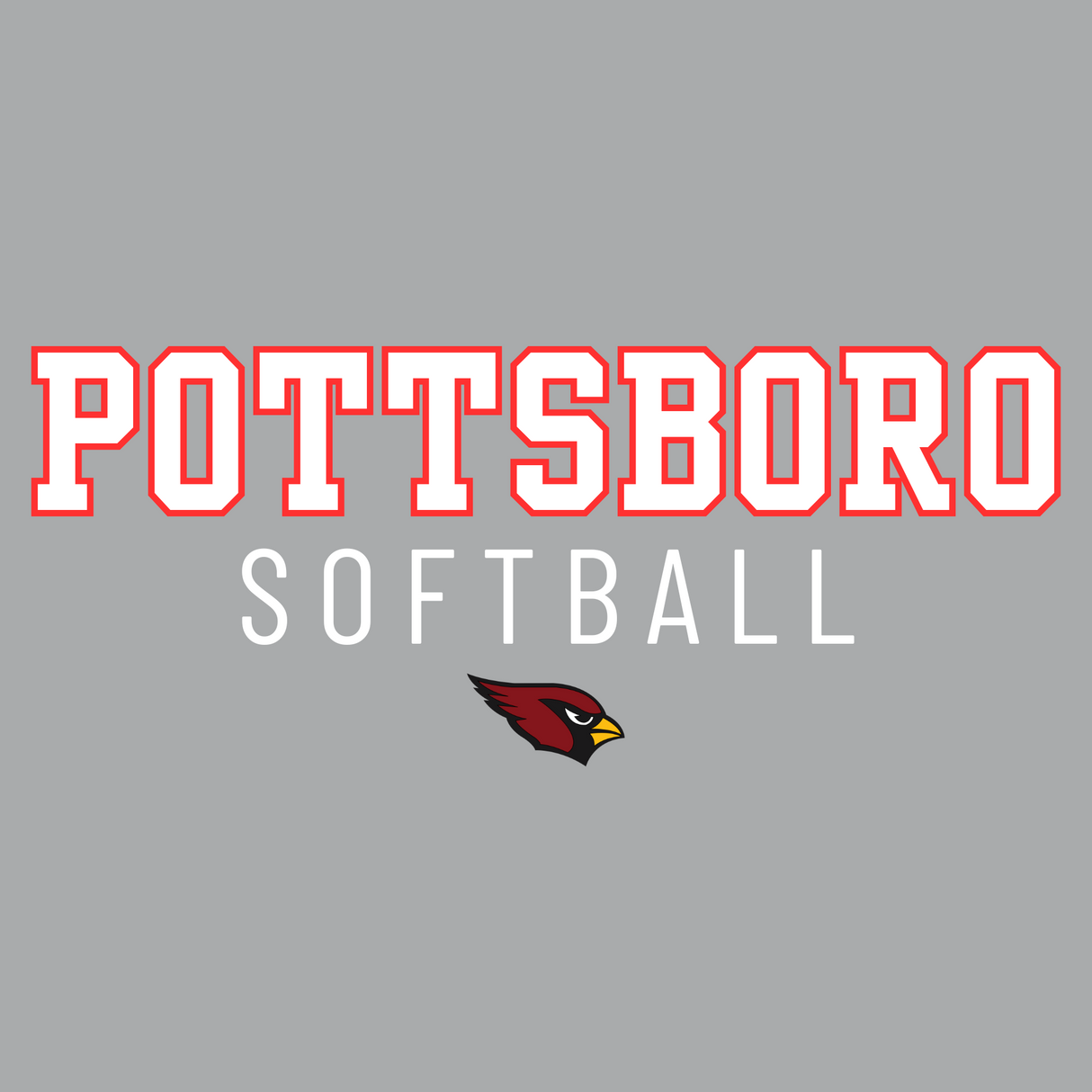 Student Pottsboro Softball Graphic Tee