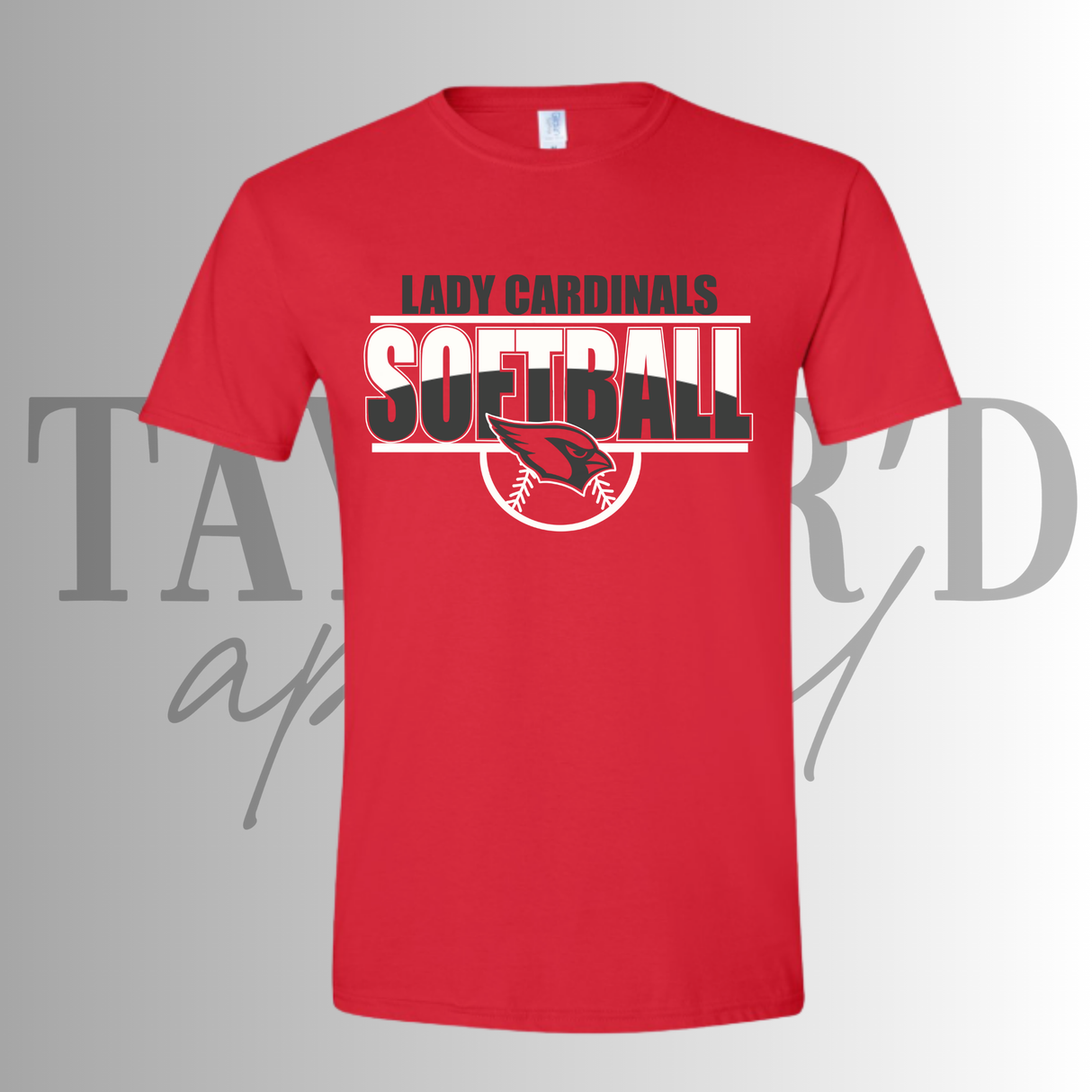 Lady Cardinal Softball Graphic Tee