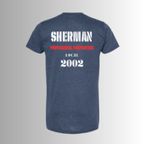 White/Red Sherman Professional Firefighters Graphic Tee