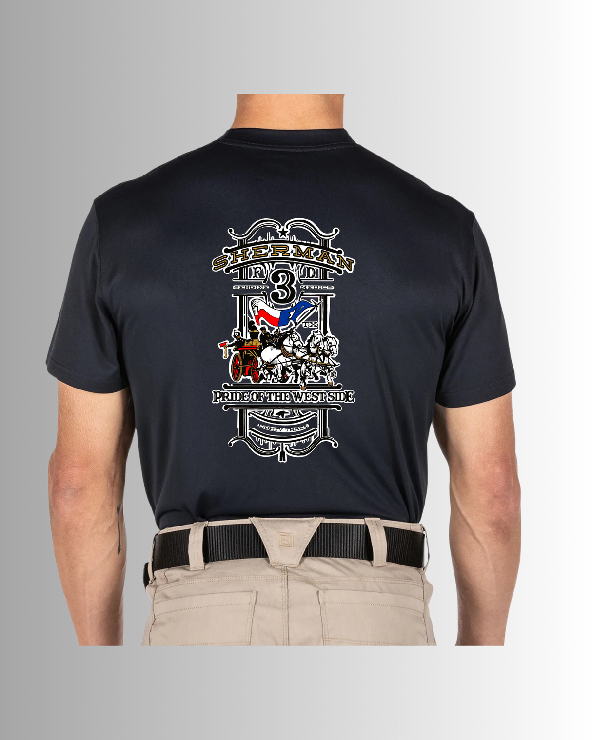 WORKOUT 5.11 Tactical Performance Utility-T Short Sleeve Navy